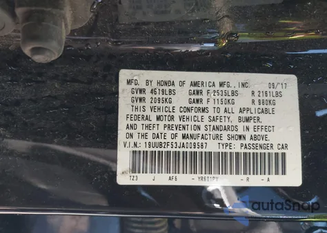 2018 Acura Tlx Tech Pkg z USA, uszkodzony, nr VIN 19UUB2F53JA009587